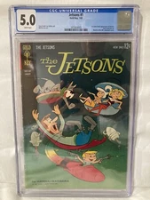 Jetsons #1 (January 1963, Gold Key Comics) Silver Age, Rare, CGC Graded (5.0)