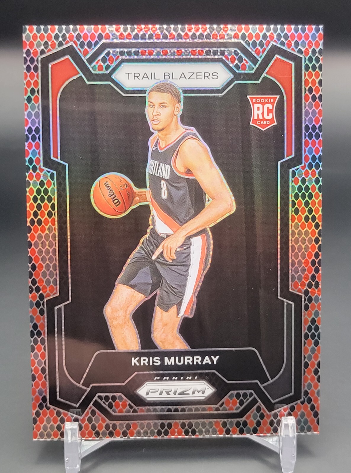 2023-24 Panini Prizm Rookie - Kris Murray #142 Snakeskin Rc