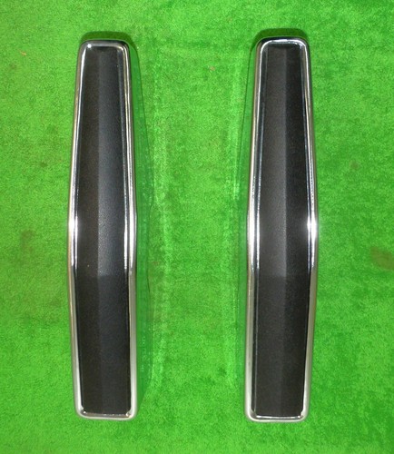 1978 1979 Ford F100 F150 F250 F350 Bronco NOS CHROME FRONT BUMPER GUARDS & PADS - Imagen 3 de 9