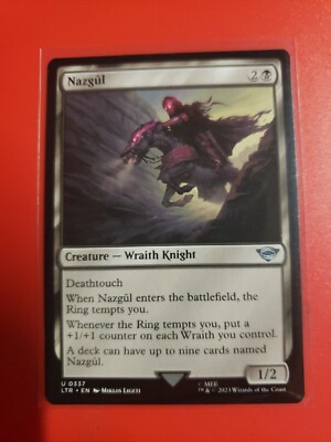 nazgul mtg card kingdom MTG Nazgul The Lord of the Rings: Tales of Middle-earth 0337 Regular  Uncommon