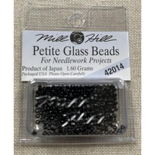 Mill Hill Glass Beads - Color 42014 Black Color 15/0 Seed Bead - 1.60 Grams