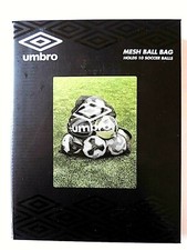 Umbro Mesh Drawstring Ball Bag Holds 10 Soccer Balls New In Box Ships Free