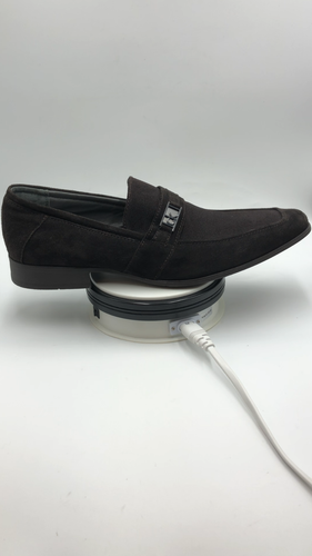 Calvin Klein Men's Charcoal Gray Slip On Dress Shoes 10.5 Bartley Unworn - Video 1 of 1