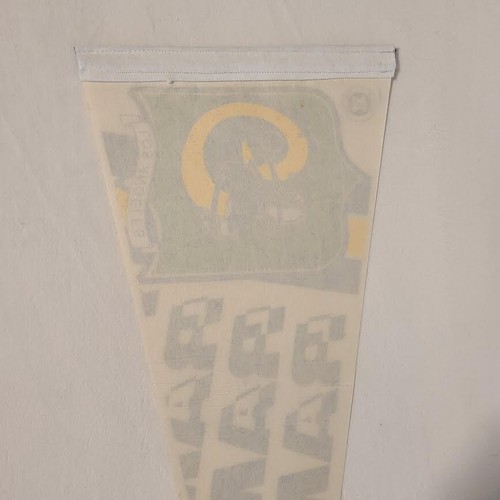 Vintage 90's LOS ANGELES RAMS Pennant Full Size 30"x12" WinCraft NFL Football - Picture 15 of 16
