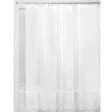 Idesign Frost Waterproof PEVA Bathroom Shower Curtain Liner - 72" X 72", Frost