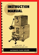 DOALL Band Saw Blade Butt Welder HSW #50 Operator Owner's Parts Manual 1238