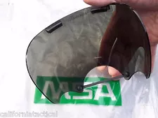 MSA Tinted/Smoke Lens Outsert -For Millennium CBRN Gas Mask, Size: M/L 10008908