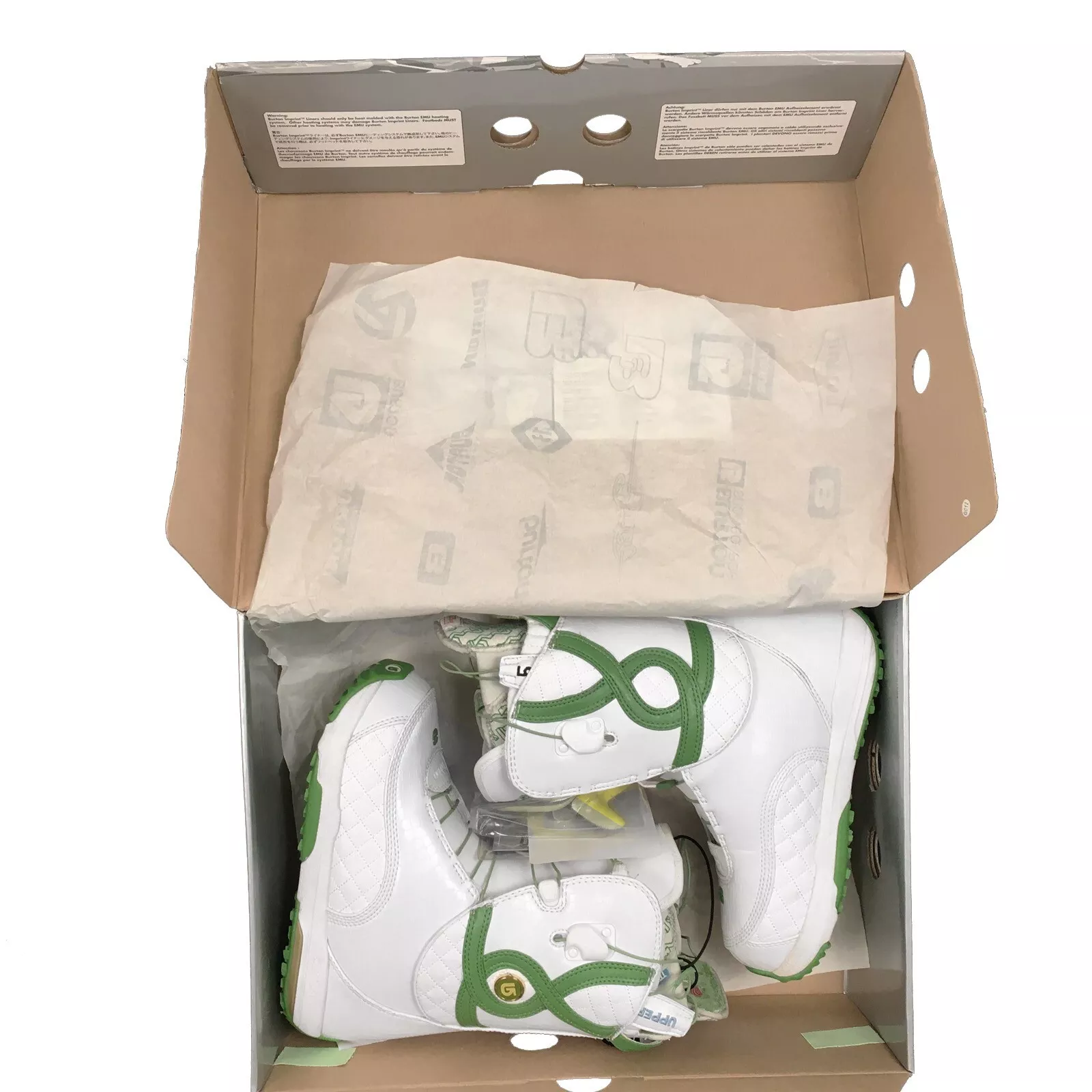 Bottes de snowboard Burton Supreme NEUVES ! US 6, UK 4, Euro 36,5, Monde 23 *BLANC*