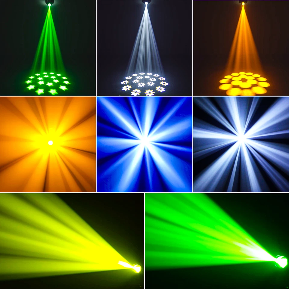 150W Beam Gobo 18Prism Stage Lighting Moving Head Light DMX Party Disco w/Case - Image 3 of 4