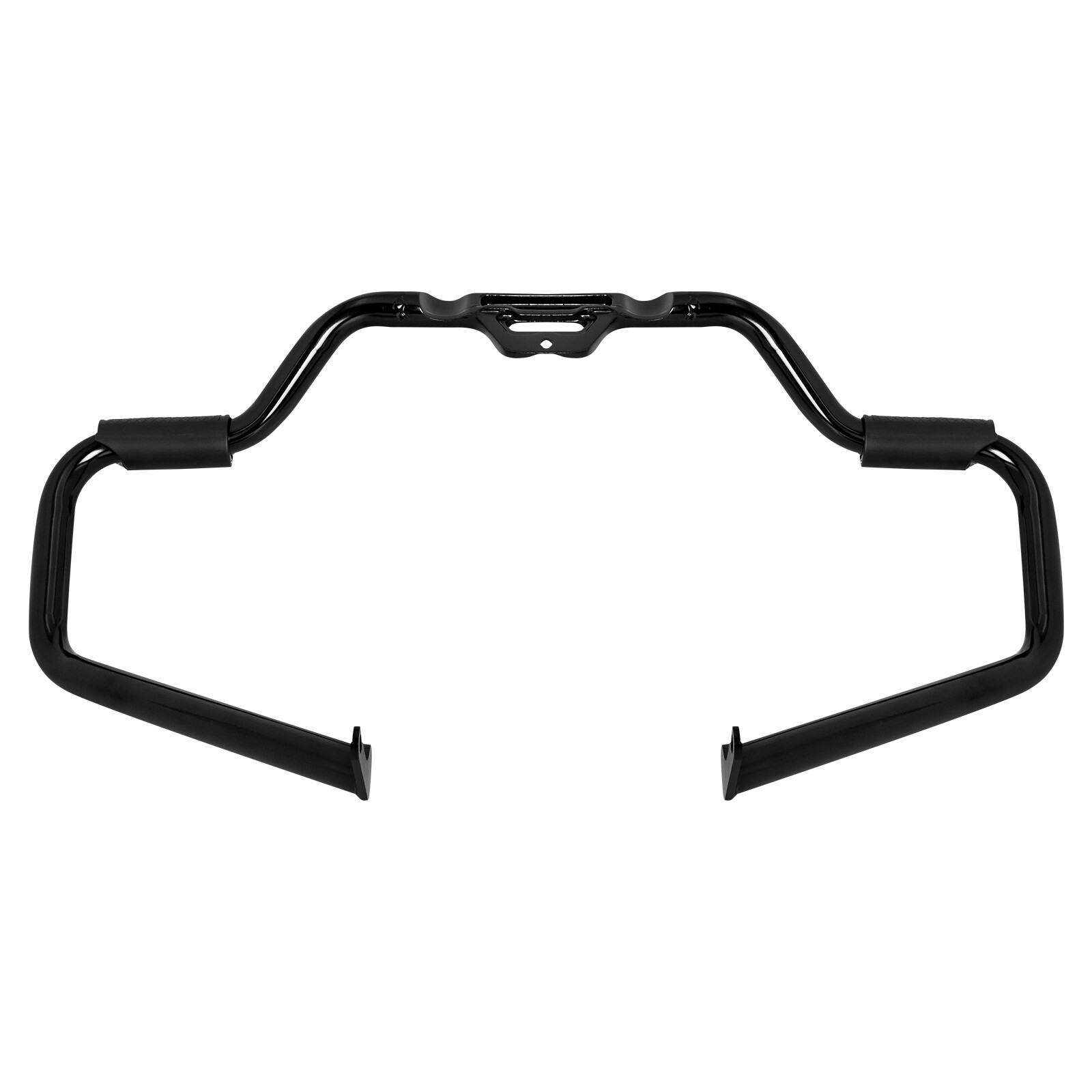 Black Mustache Engine Highway Guard Bar Fit For Harley Softail Fat Boy 2018-2024