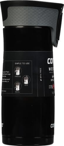 Tazza da viaggio Contigo AUTOSEAL West Loop in acciaio inox isolata 16, 20, 24 oz - Foto 12 di 33