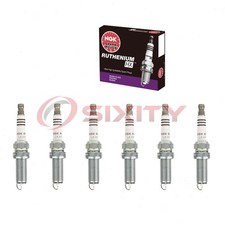 6 pcs NGK Ruthenium HX Spark Plugs for 2008-2...