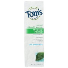 Tom's of Maine Wicked Fresh Toothpaste, Fluoride, Cool Peppermint