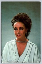 Famous~Portrait Of British American Actress Elizabeth Taylor~Vintage Postcard
