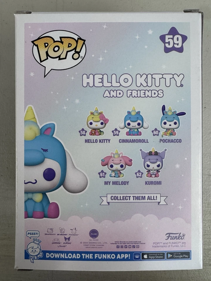 Cinnamoroll 59 ~ Hello Kitty and Friends ~ Vinilo Funko Pop Foto 3 de 4