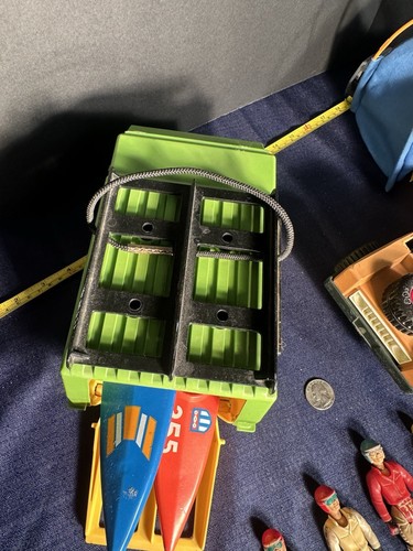 70er Jahre Fisher Price Adventure People Safari Jeep, Sportvan, Zelt, Kajaks Konvolut - Bild 12 von 19