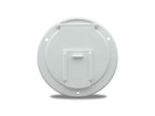 American Motorhome RV Power Cord Cable Hatch, White Round 94328