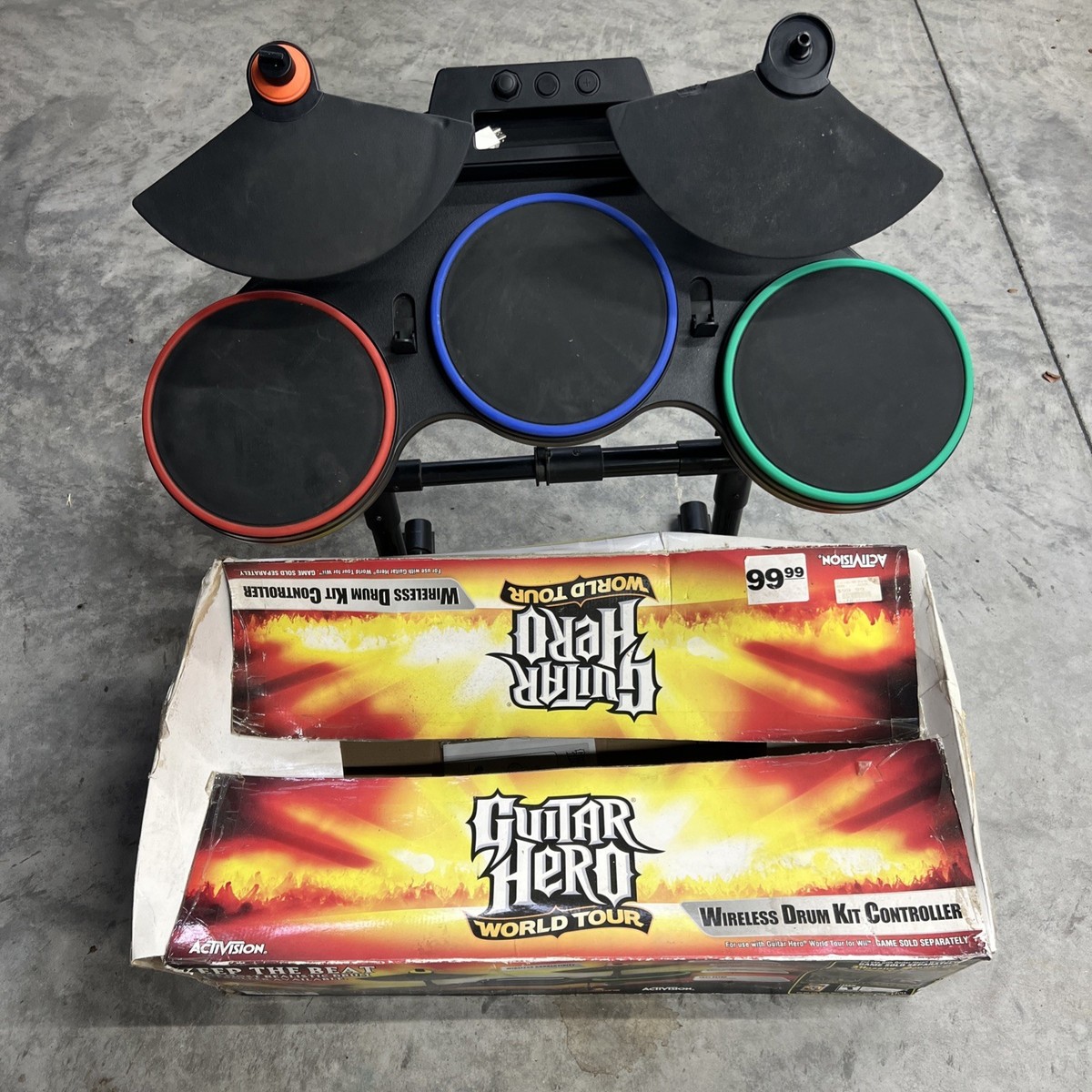 Drumset Guitar Hero World Tour Xbox 360 Bundle Guitar Hero Drum