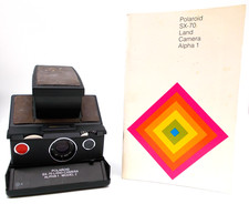 Polaroid SX-70 Alpha 1 Model 2 Instant Film Land Camera with Manual  Untested