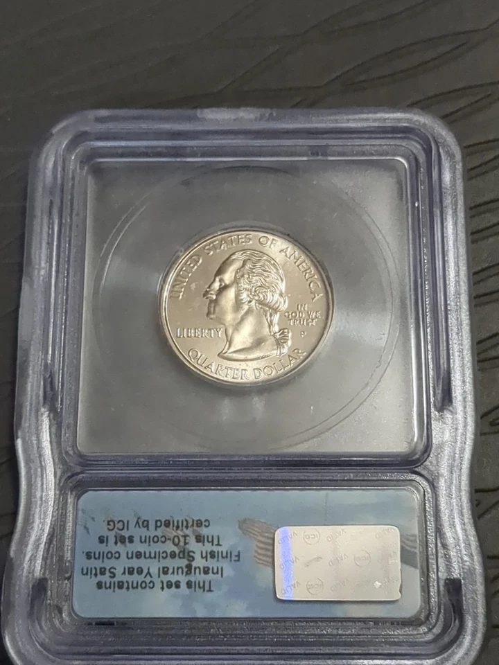 First Day Issue 2005-P Satin Minnesota Quarter ICG SP-69 - Image 2 of 2