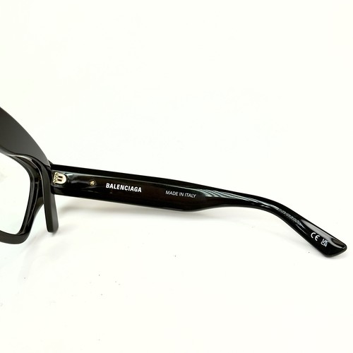 BALENCIAGA BB0240O 0240 Black Logo Unisex Eyeglasses 52mm Optical Frame 001 - Picture 3 of 10