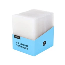 3" X 4" Top Loaders for Cards, Double-Sided Removable Protective Films Hard P...