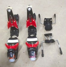 Look SPX 12 Downhill Skiing Ski Bindings w/ Brakes 100mm Red Black White