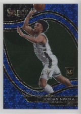 2020-21 Panini Select Courtside Blue Disco Prizm 24/25 Jordan Nwora #262 4f5