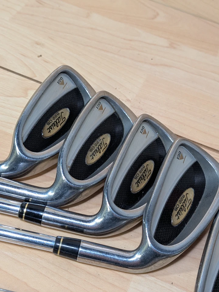 Titleist 822 OS Irons 4 & 6-9 & PW StiffFlex RH Sensicore Dynamic Gold - Image 2 of 4