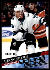 2020-21 Upper Deck UD Exclusives YG Alexander True Rookie 093/100 San Jose