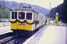 Wendelsteinbahn Jubil&auml;umsfahrt 60 Jahre , Original Dia, Vintage