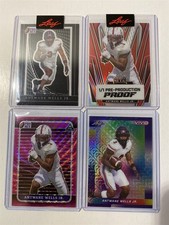 ANTWANE WELLS JR giants (4) Leaf Vivid 5/7 Pro Set 3/4 & Proofs 1/1 (U1-16)