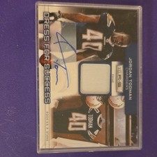 Panini Rookies & Stars Jordan Todman Dress for Success Prime Auto Patch RC
