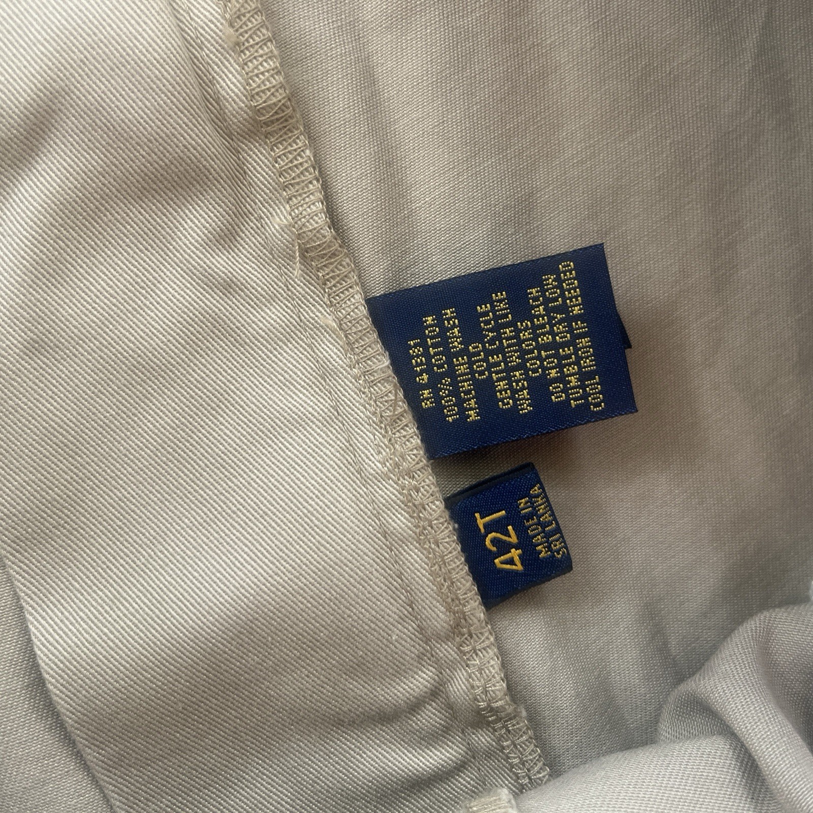 NWT Polo Ralph Lauren Shorts 42T TALL HUDSON TAN Classic Fit Chino Preppy $70 thumbnail 12