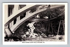 Milford PA-Pennsylvania, Metz Power Plant Falls, Vintage Postcard