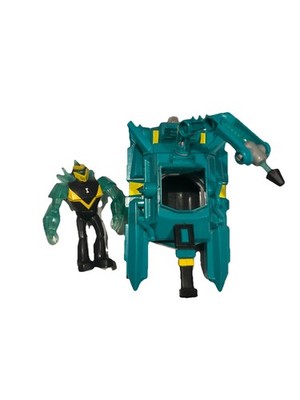 Ben 10 Alien  Diamond head 5'' Action Figure With Power Tank Driller Vehicle