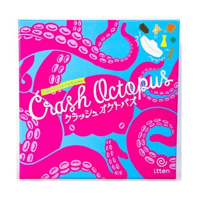 Itten Board Game Crash Octopus (Japanese Ed) Box EX/NM
