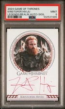 Game Of Thrones Legends Realm Kristofer Hivju Tormund Giantsbane Auto PSA 9 Mint