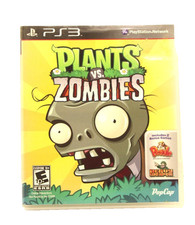 Plants vs. Zombies (Sony PlayStation 3, 2011) PS3 CIB Complete w/Manual Tested