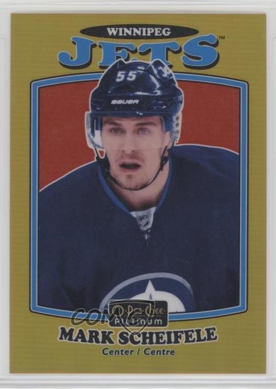 2016-17 O-Pee-Chee Platinum Retro Gold Rainbow 141/149 Mark Scheifele #R-18 fr5