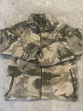 Cabelas Wooltimate Jacket Mens Medium Camo Large Windshear Wool Lined Hunting