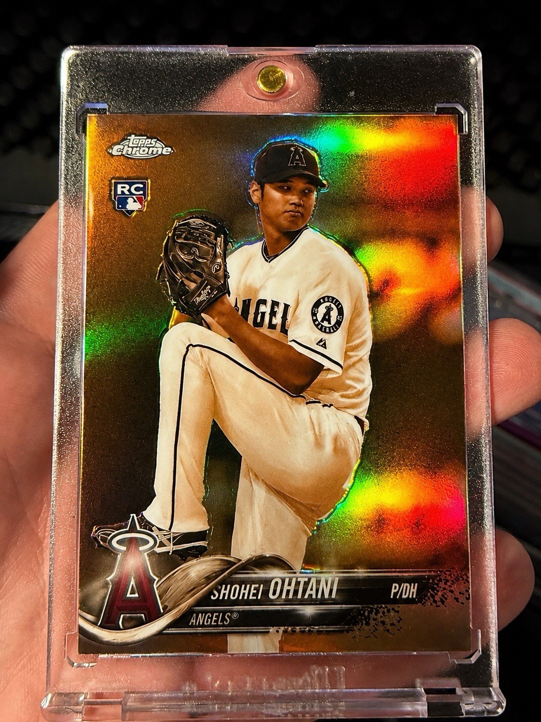 Shohei Ohtani 2018 Topps Chrome #150 Sepia Refractor (Pitching