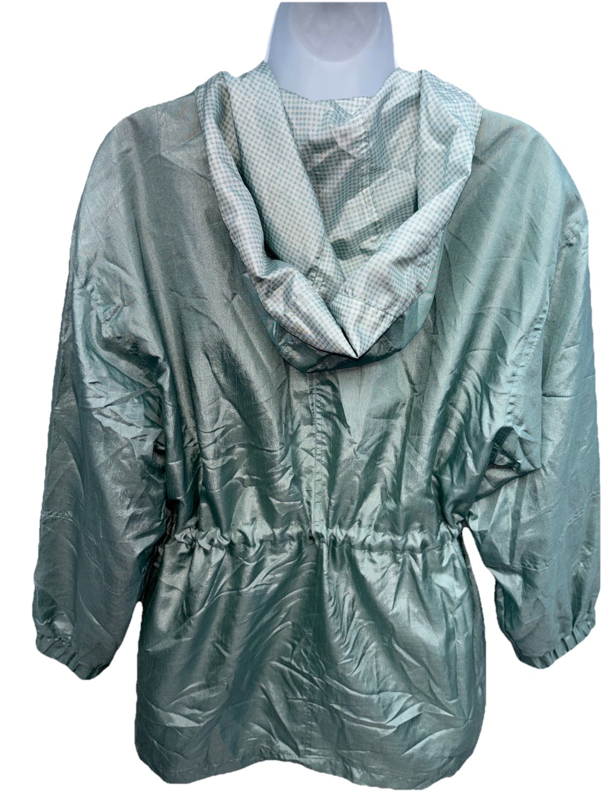 VTG 90's Basic Editions Size M Full Zip Drawstrin… - image 10