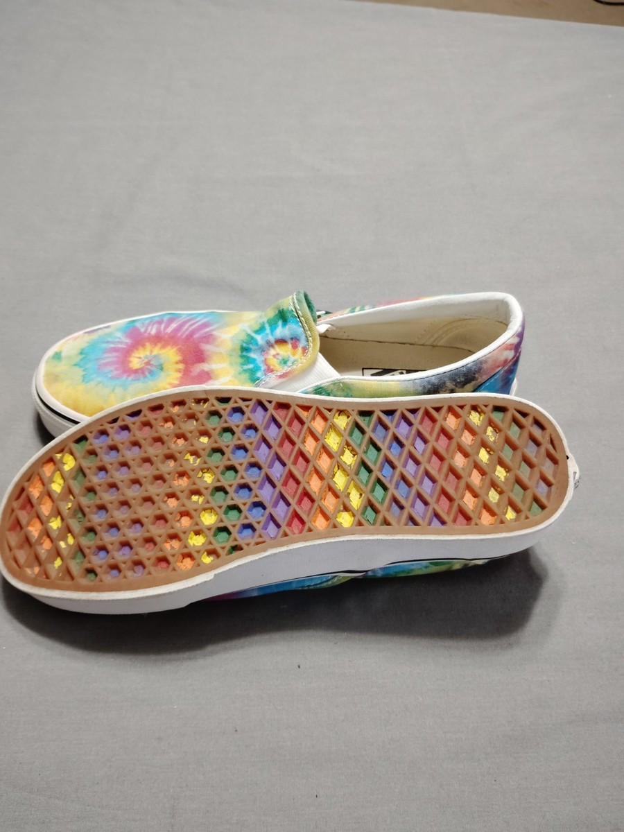 Vans Unisex RAINBOW Tie Dye Gender Inclusive M 7/WM 8.5  display picture 3