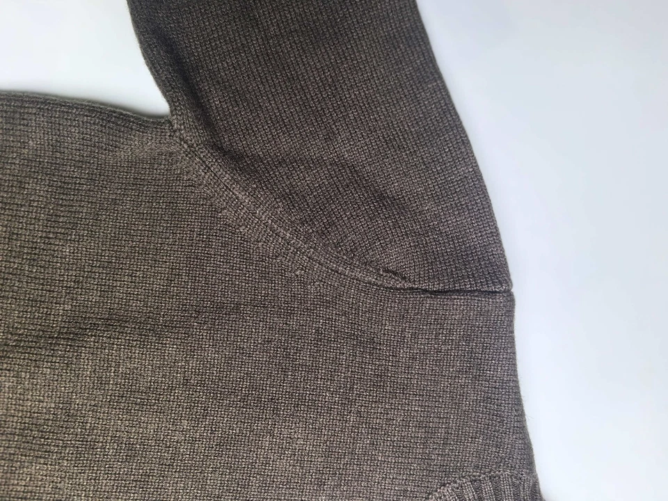 Polo Ralph Lauren Polo OSO Tejido Marrón Suéter Mezcla Lana MUJER S Nuevo Foto 3 de 4