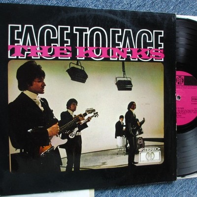 THE KINKS - FACE TO FACE   LP  Pye rot  340006   !! *** !!