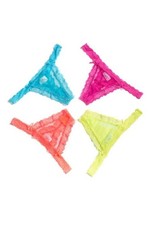 Coquette Sexy Tissue Box Pop-Up Thong 4 Pack CQ175