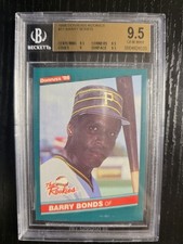1986 Donruss The Rookies Barry Bonds #11 (RC) HOF Pittsburgh Pirates Rookie Card. rookie card picture