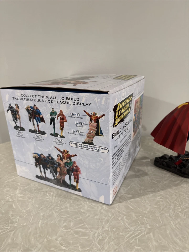Liga de la Justicia de América Construye una Escena Estatua Superman y Canario Negro 899/2200 Foto 4 de 4