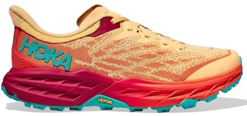Hoka Speedgoat 5 Mens Size 9 D Impala Flame Trail Running 